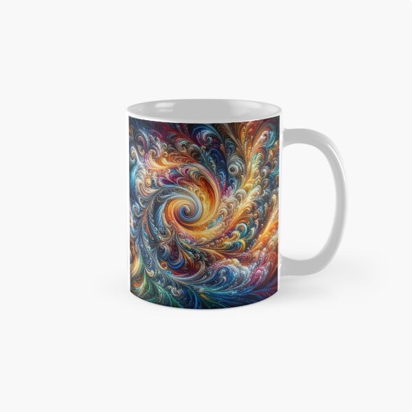 Item preview, Vibrant Swirling Fractal Art  Colorful Abstract Digital Design designed and sold by FusionGaze.