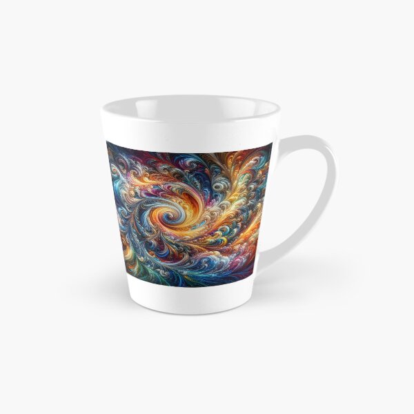 Item preview, Vibrant Swirling Fractal Art  Colorful Abstract Digital Design designed and sold by FusionGaze.