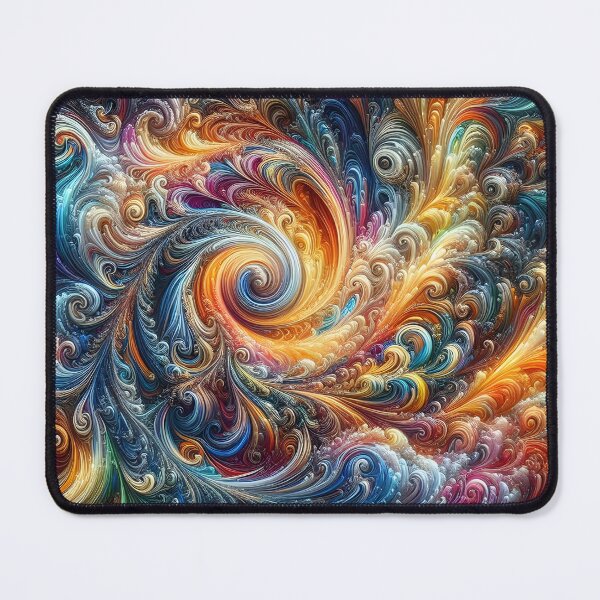 Item preview, Vibrant Swirling Fractal Art Colorful Abstract Digital Design designed and sold by FusionGaze.