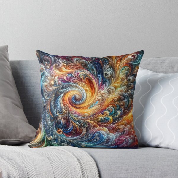 Item preview, Vibrant Swirling Fractal Art  Colorful Abstract Digital Design designed and sold by FusionGaze.