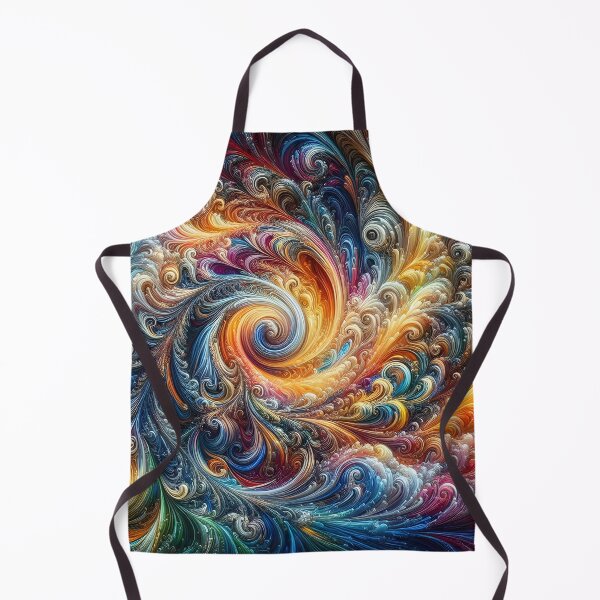 Item preview, Vibrant Swirling Fractal Art Colorful Abstract Digital Design designed and sold by FusionGaze.