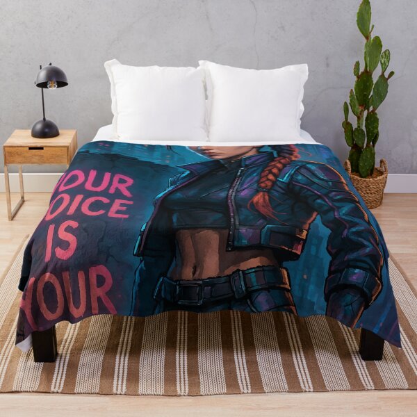 Item preview, Voice of the Future: Cyberpunk Resistance designed and sold by AbstractAnom.