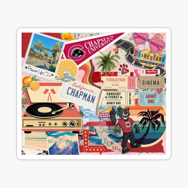 Item preview, Chapman University Collage designed and sold by BlissDesignWork.