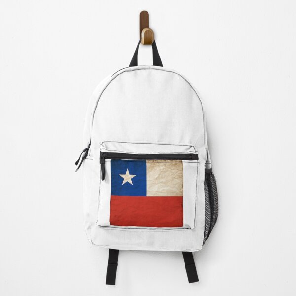 Item preview, Vintage Chile Flag Design – Retro Look – Square Motif designed and sold by KolbaVison.
