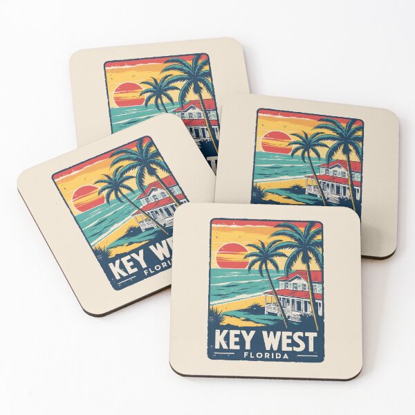 Item preview, A Vintage Illustration of Key West - Florida - US  designed and sold by GoodOldVintage.