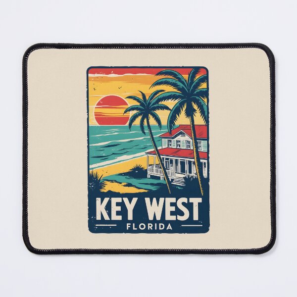 Item preview, A Vintage Illustration of Key West - Florida - US  designed and sold by GoodOldVintage.