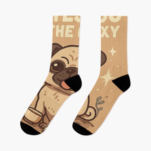 Item preview, “Cutest Dog in the Galaxy – Pug Edition” designed and sold by GalenaDeco.