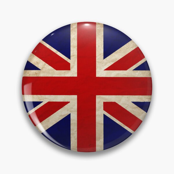 Item preview, Vintage England Flag Design – Retro Look – Square Motif designed and sold by KolbaVison.