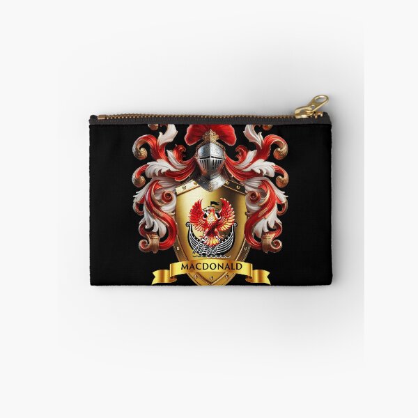 Item preview, MacDonald Clan Crest  Fiery Phoenix and Viking Ship of Highland Power designed and sold by Highlandkings.