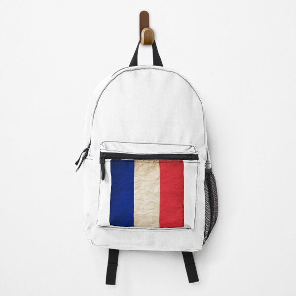 Item preview, Vintage France Flag Design – Retro Look – Square Motif designed and sold by KolbaVison.