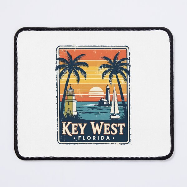 Item preview, A Vintage Illustration of Key West - Florida - US  designed and sold by GoodOldVintage.