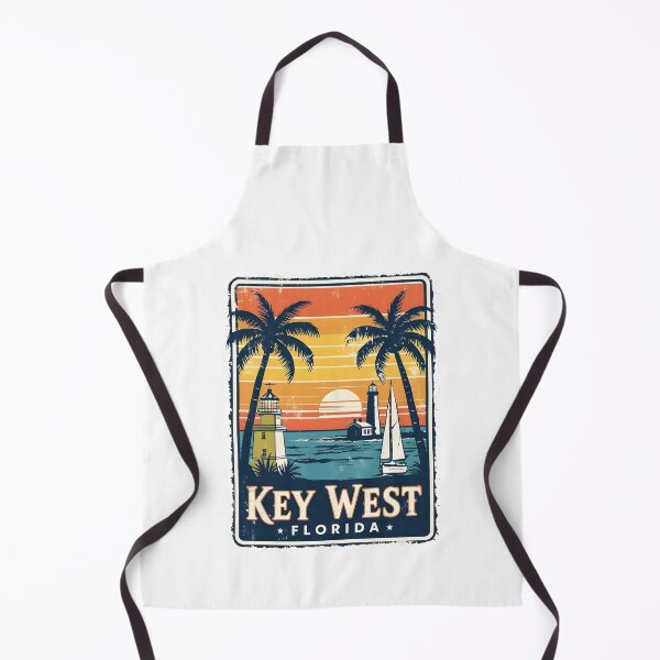 Item preview, A Vintage Illustration of Key West - Florida - US designed and sold by GoodOldVintage.