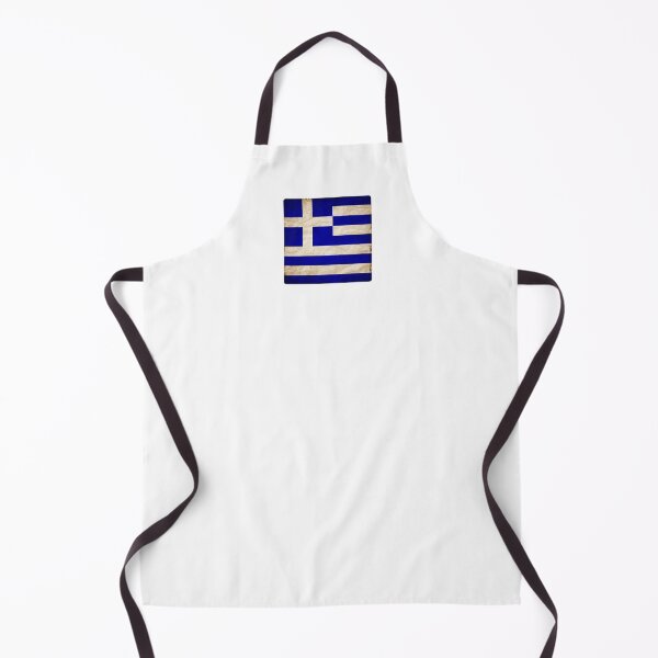 Item preview, Vintage Greece Flag Design – Retro Look – Square Motif designed and sold by KolbaVison.