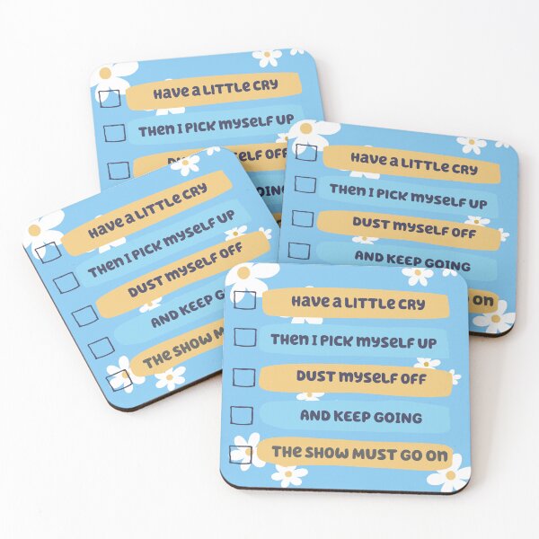 Item preview, Motivational Checklist Quote Bluey-Inspired Daisy Floral Design designed and sold by Kimagure13.