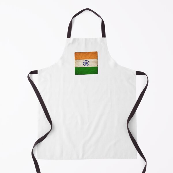 Item preview, Vintage India Flag Design – Retro Look – Square Motif designed and sold by KolbaVison.