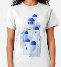 Santorini island in the Greece Classic T-Shirt