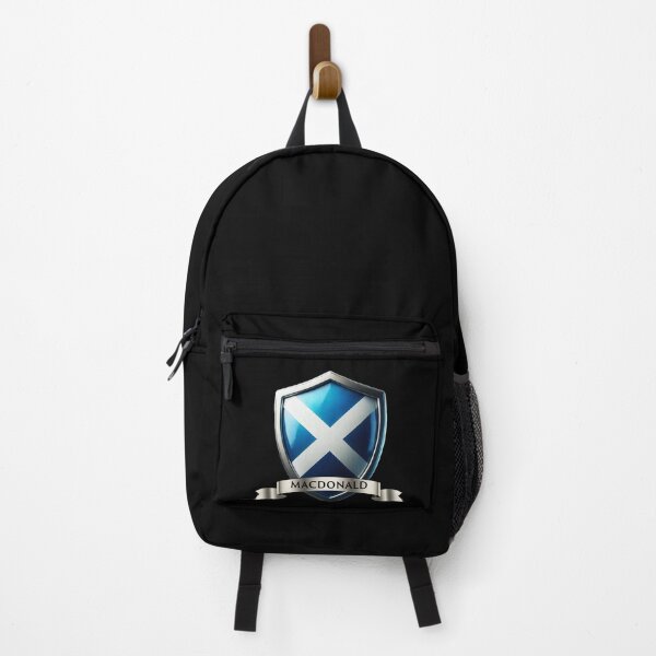 Item preview, MacDonald Scottish Crest Saltire Shield with Highland Sovereignty designed and sold by Highlandkings.