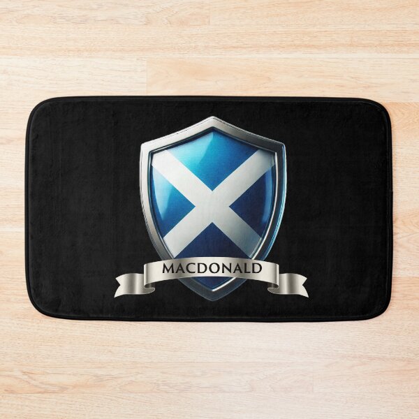 Item preview, MacDonald Scottish Crest  Saltire Shield with Highland Sovereignty designed and sold by Highlandkings.