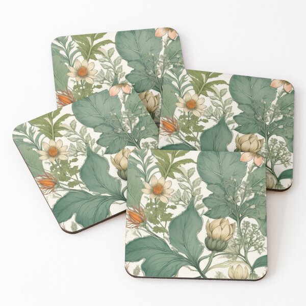 Item preview, Vintage Botanical Garden | Elegant  Floral & Leaf Pattern designed and sold by LemonHorse.