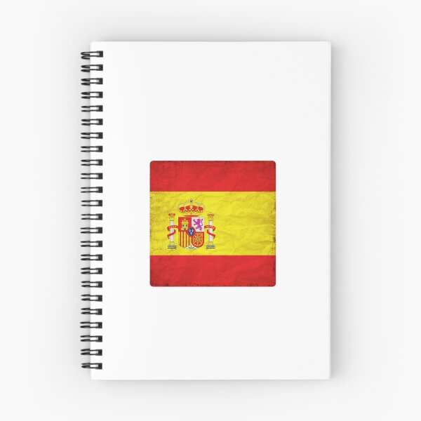 Item preview, Vintage Spain Flag Design – Retro Look – Square Motif designed and sold by KolbaVison.