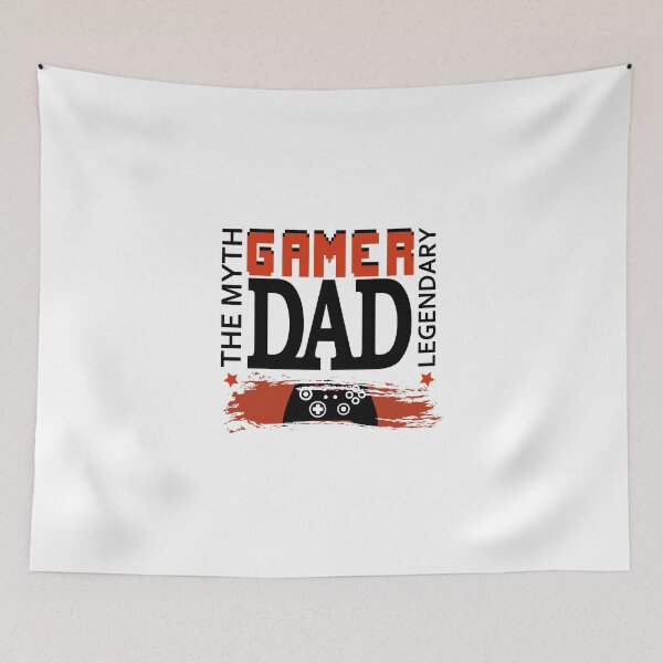 Item preview, the myth, legendary, gamer dad designed and sold by samuzai.