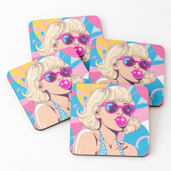 Item preview, 80s Girl Pop Art Style Design Groovy  designed and sold by SakuraPlace.