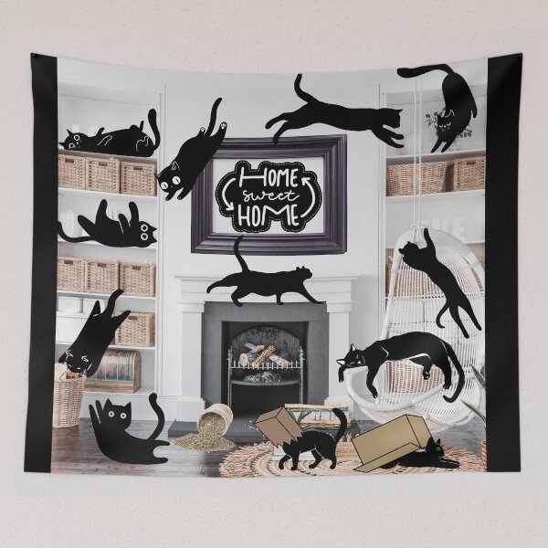 Item preview, The McCat Family On Catnip designed and sold by DigitalShoppeIL.