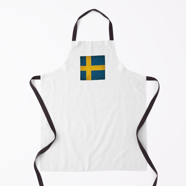 Item preview, Vintage Sweden Flag Design – Retro Look – Square Motif designed and sold by KolbaVison.