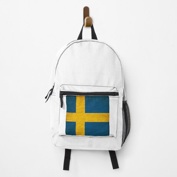 Item preview, Vintage Sweden Flag Design – Retro Look – Square Motif designed and sold by KolbaVison.