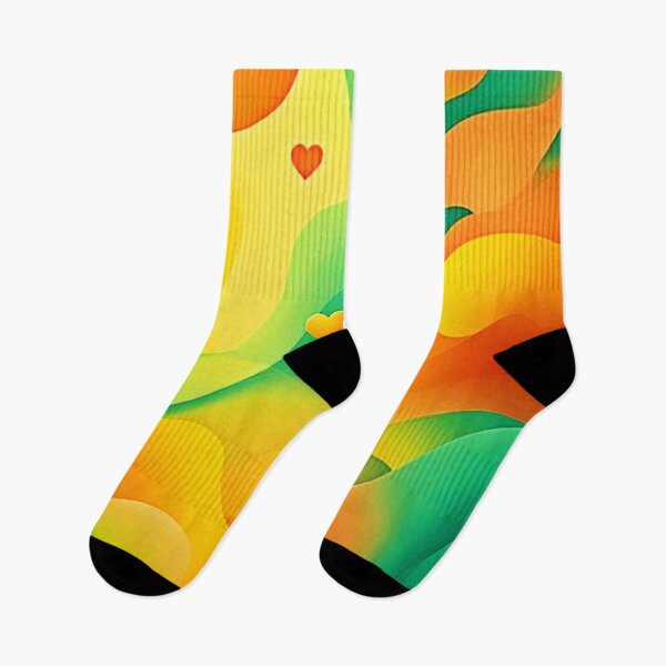 Item preview, Vibrant Abstract Hearts Art designed and sold by Health And Fitness Posts e-Store.