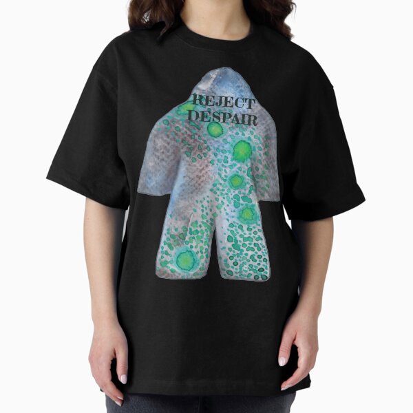 Item preview, STONE GOLEM SAYS REJECT DESPAIR designed and sold by GolemStickers.