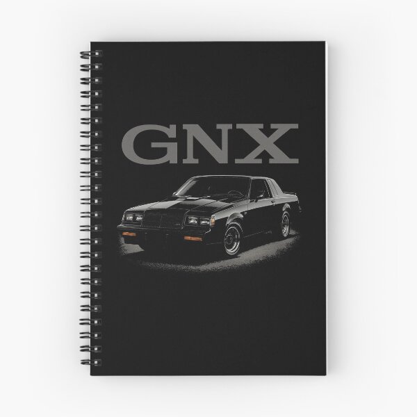 Item preview, 1987 Buick GNX – Stealth Muscle Car Poster in Dark Retro Monochrome designed and sold by TheArtOfCar.