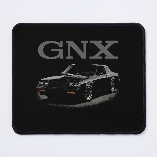 Item preview, 1987 Buick GNX – Stealth Muscle Car Poster in Dark Retro Monochrome designed and sold by TheArtOfCar.