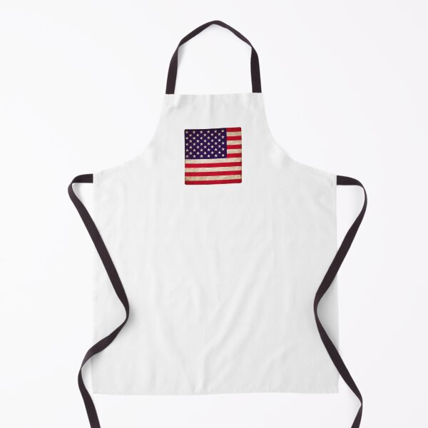 Item preview, Vintage USA Flag Design – Retro Look – Square Motif designed and sold by KolbaVison.