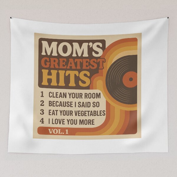 Item preview, Mom's Greatest Hits Retro Mother's Day designed and sold by Anixr.