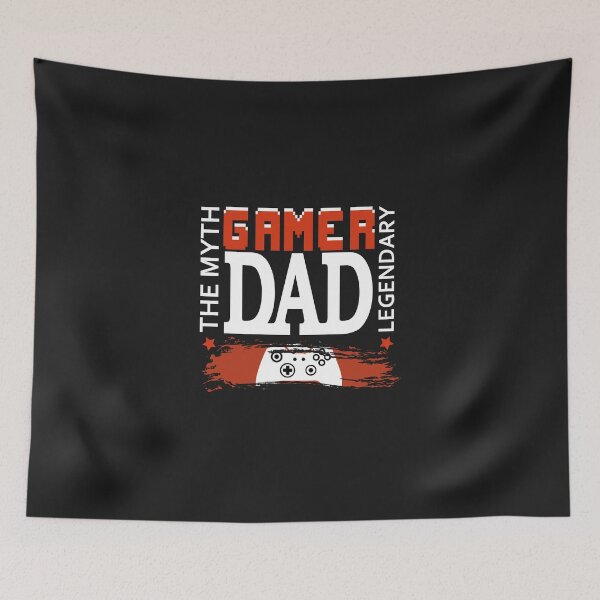 Item preview, the legend, myth, gamer dad designed and sold by samuzai.