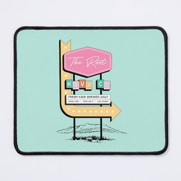 Item preview, The Root Kava Co Retro Western Sign designed and sold by Bliss Designs.