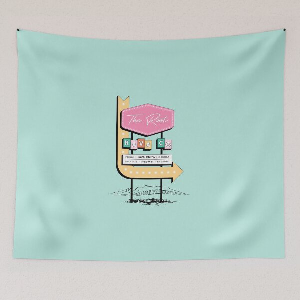 Item preview, The Root Kava Co Retro Western Sign designed and sold by Bliss Designs.