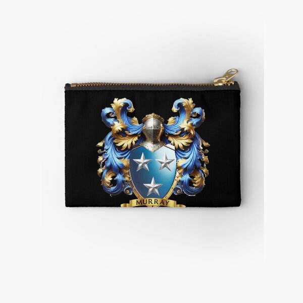 Item preview, Murray Clan Crest  Tri Star Blue Shield of Nobility and Strength designed and sold by Highlandkings.