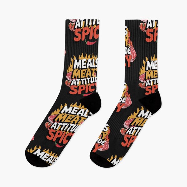 Item preview, Hot and Meaty Funny Food Quote designed and sold by Bliss Find And Design.