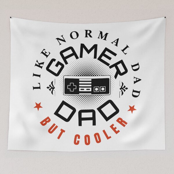 Item preview, gamer dad like normal dad but cooler designed and sold by samuzai.