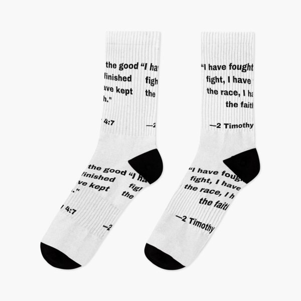 Item preview, 2 Timothy 4:7 |Sticker| I Have Fought the Good Fight designed and sold by SeaNympth.