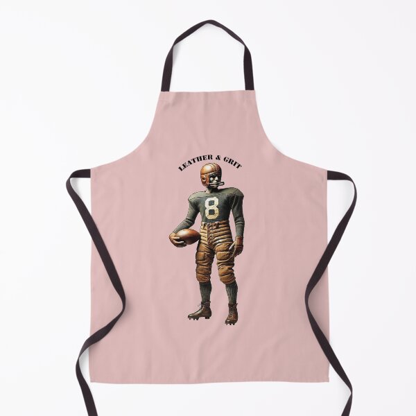 Item preview, Vintage Early 1900s Football Player with a Leather Helmet and Ball URM designed and sold by urmaddad.