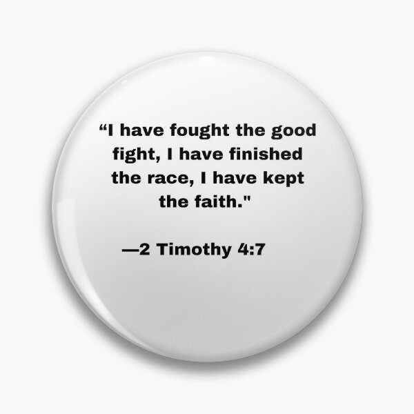 Item preview, 2 Timothy 4:7 |Sticker| I Have Fought the Good Fight designed and sold by SeaNympth.