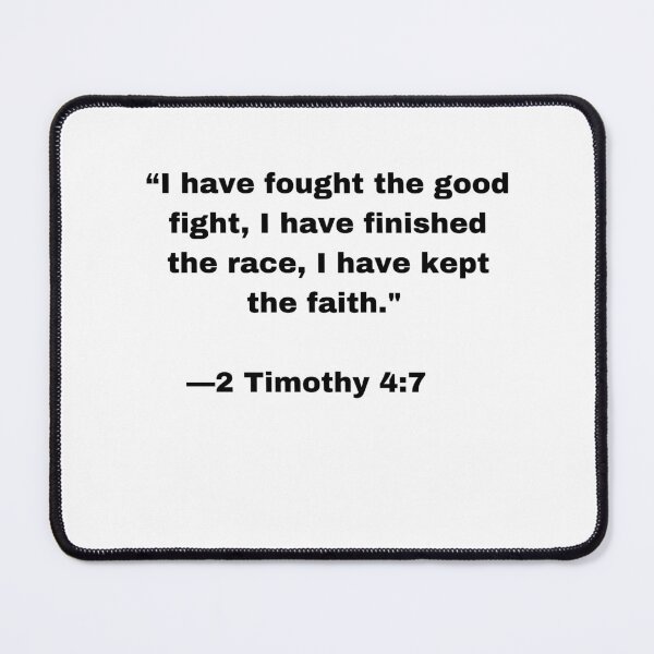 Item preview, 2 Timothy 4:7 |Sticker| I Have Fought the Good Fight designed and sold by SeaNympth.