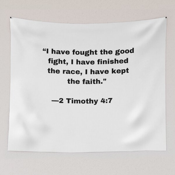 Item preview, 2 Timothy 4:7 |Sticker| I Have Fought the Good Fight designed and sold by SeaNympth.