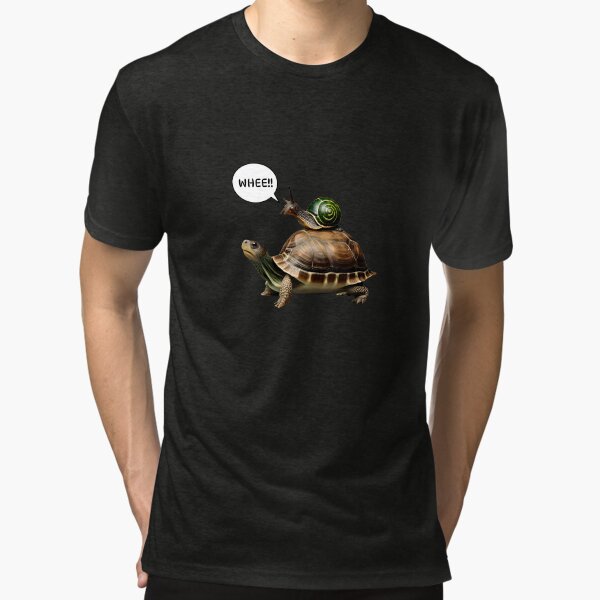 Item preview, Snail Riding on Turtle designed and sold by BlurpDesigns.