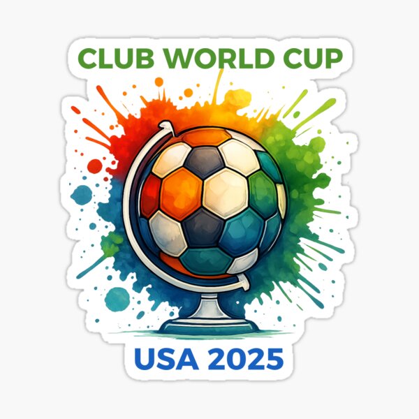 Artikel-Vorschau von Club World Cup USA 2025 Fußball Globus T-Shirt, designt und verkauft von Amaleedesign.