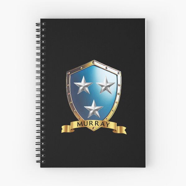 Item preview, Murray Legacy Shield  Blue Banner Crest of Three Stars designed and sold by Highlandkings.