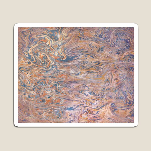 Item preview, Blue tan 1850's marble pattern designed and sold by 2ndBloom.